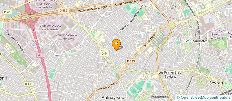 localisation de l'entreprise MONSIEUR GEORGES MUNOZ à AULNAY-SOUS-BOIS