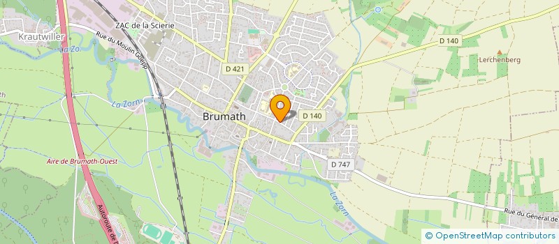 localisation de l'entreprise MONSIEUR GEORGES MUTZIG  BRUMATH