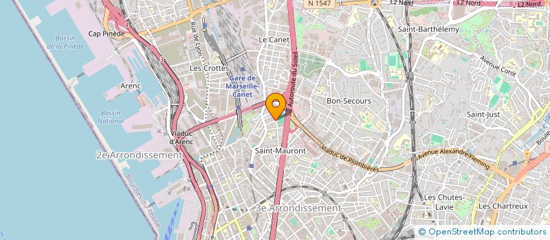 localisation de l'entreprise MONSIEUR GEORGES NAPOLITANO  MARSEILLE