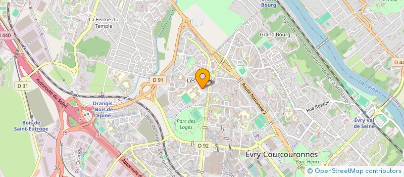localisation de l'entreprise MONSIEUR GEORGES NASR à EVRY-COURCOURONNES