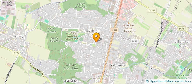 localisation de l'entreprise MONSIEUR GEORGES NEDELEC à LA VILLE-DU-BOIS