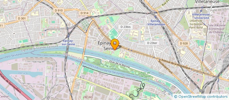localisation de l'entreprise MONSIEUR GEORGES NGANGUE à EPINAY-SUR-SEINE