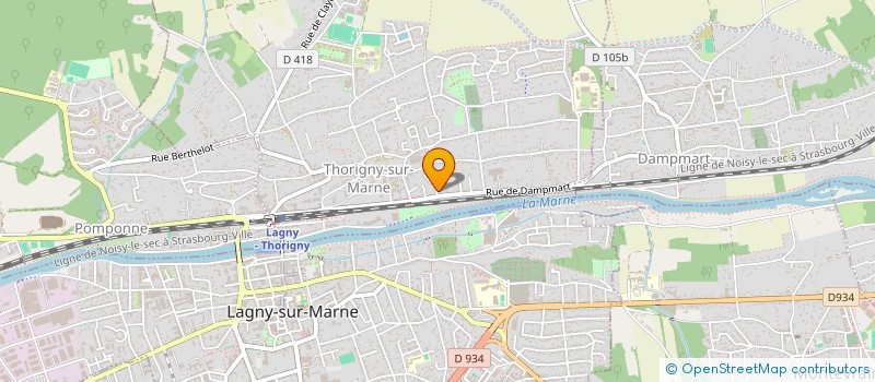 localisation de l'entreprise MONSIEUR GEORGES NKALA  THORIGNY-SUR-MARNE