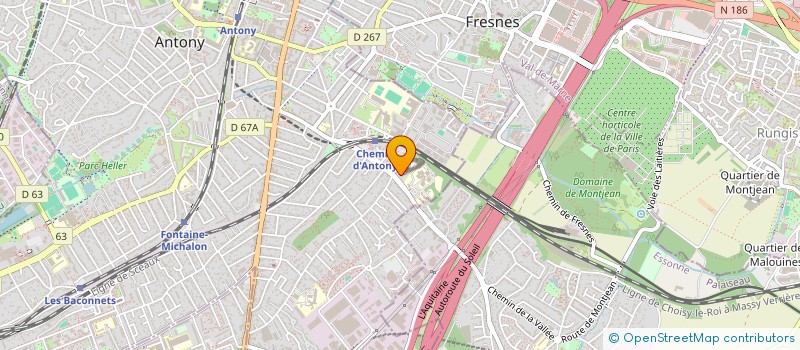 localisation de l'entreprise MONSIEUR GEORGES NORBERT ETILE à ANTONY