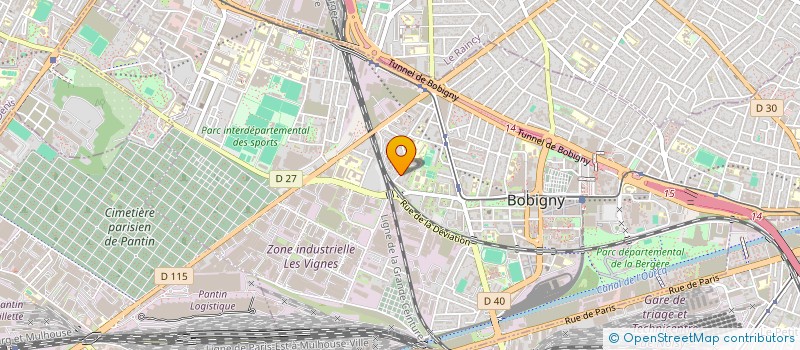 localisation de l'entreprise MONSIEUR GEORGES NOUPOHM  BOBIGNY