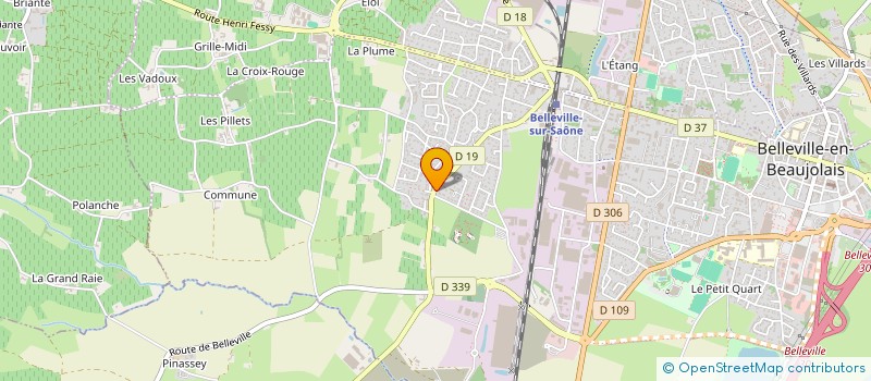 localisation de l'entreprise MONSIEUR GEORGES NOVE-JOSSERAND à BELLEVILLE-EN-BEAUJOLAIS