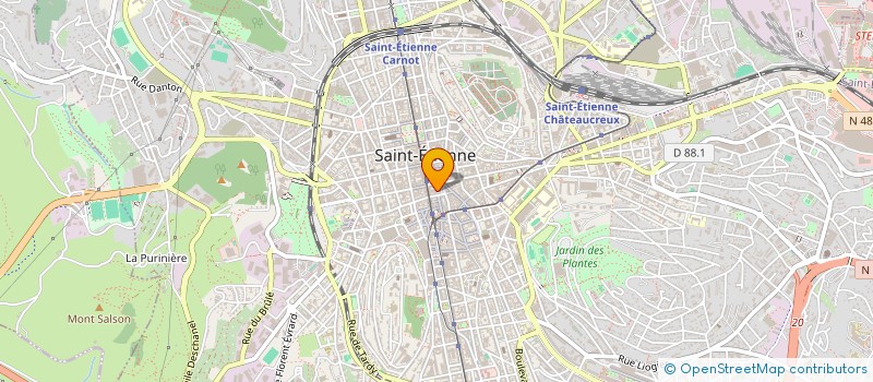 localisation de l'entreprise MONSIEUR GEORGES OBOZIAN à SAINT-ETIENNE