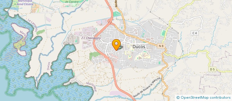 localisation de l'entreprise MONSIEUR GEORGES ODOU  DUCOS