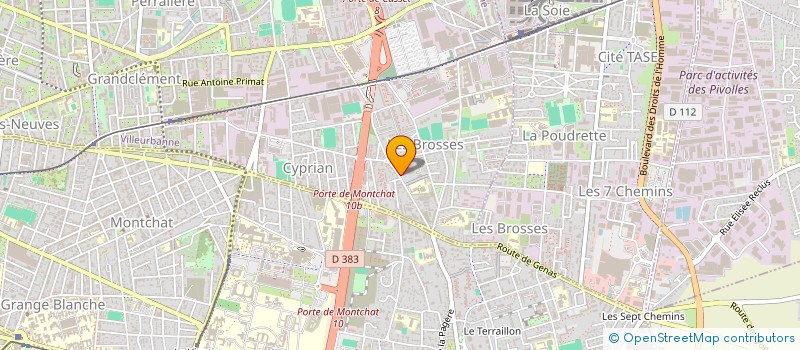 localisation de l'entreprise MONSIEUR GEORGES OFFMANN  VILLEURBANNE