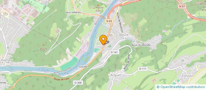 localisation de l'entreprise MONSIEUR GEORGES OLLMANN à BESANCON