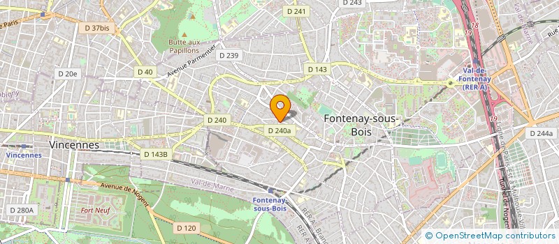 localisation de l'entreprise MONSIEUR GEORGES OMOURI à FONTENAY-SOUS-BOIS