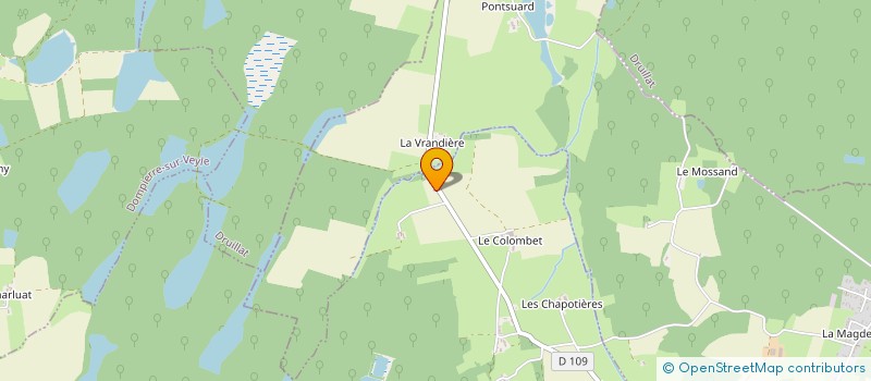 localisation de l'entreprise MONSIEUR GEORGES ORCET  PRIAY