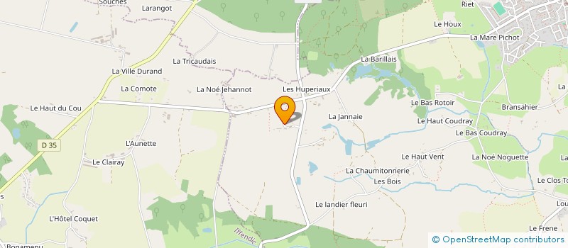 localisation de l'entreprise MONSIEUR GEORGES ORESVE  TALENSAC