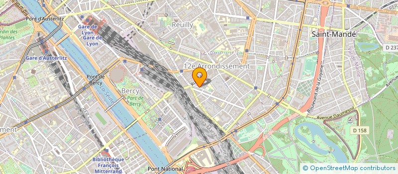 localisation de l'entreprise MONSIEUR GEORGES ORTIZ  PARIS