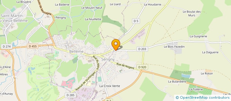 localisation de l'entreprise MONSIEUR GEORGES OSWALD à BELFORET-EN-PERCHE