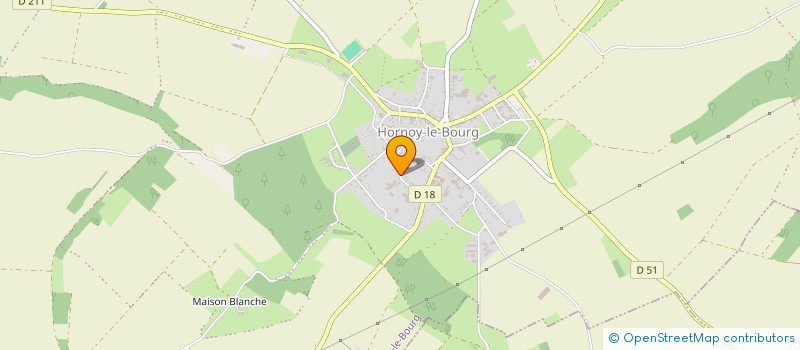 localisation de l'entreprise MONSIEUR GEORGES OUVRE à HORNOY-LE-BOURG