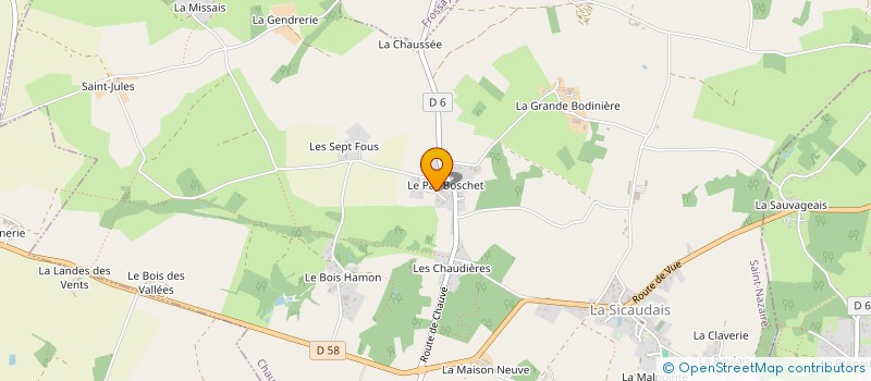 localisation de l'entreprise MONSIEUR GEORGES PAINEAUD  CHAUMES-EN-RETZ