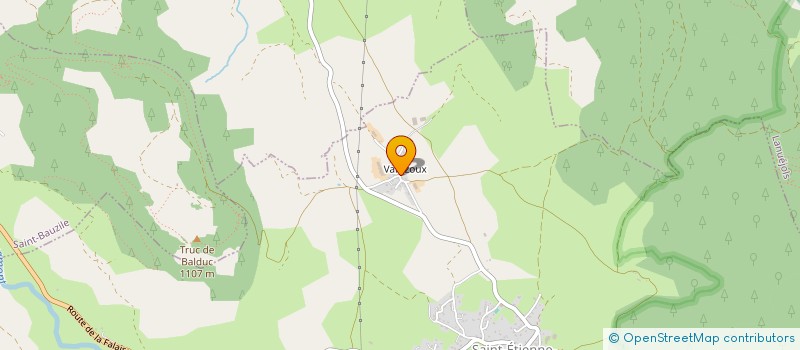 localisation de l'entreprise MONSIEUR GEORGES PARADIS  SAINT-ETIENNE-DU-VALDONNEZ