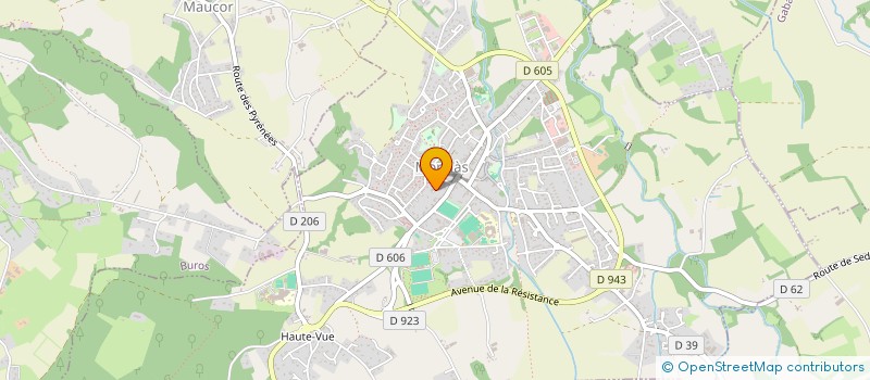 localisation de l'entreprise MONSIEUR GEORGES PARDIMENE  MORLAAS