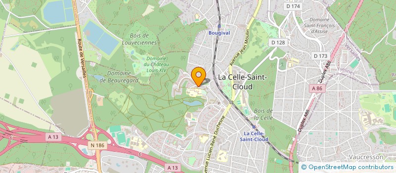 localisation de l'entreprise MONSIEUR GEORGES PARFAITE  LA CELLE-SAINT-CLOUD