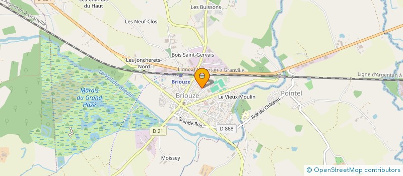 localisation de l'entreprise MONSIEUR GEORGES PASQUIER à BRIOUZE
