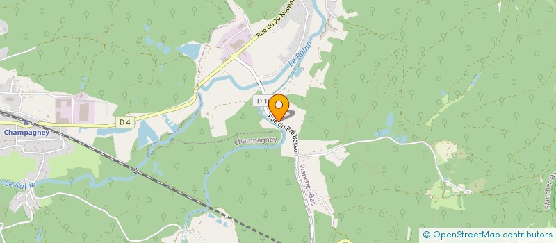 localisation de l'entreprise MONSIEUR GEORGES-PAUL BALLAY  PLANCHER-BAS