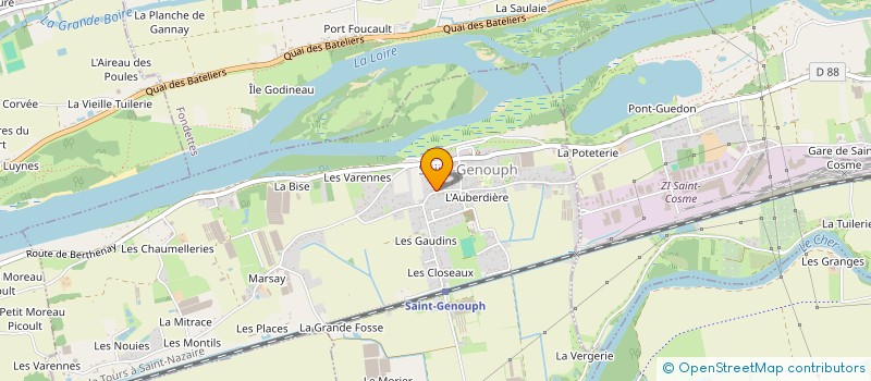 localisation de l'entreprise MONSIEUR GEORGES PAUMIER à SAINT-GENOUPH