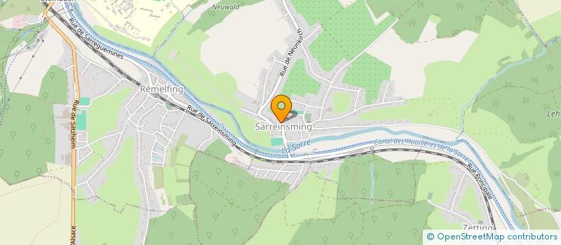 localisation de l'entreprise MONSIEUR GEORGES PAX  SARREINSMING