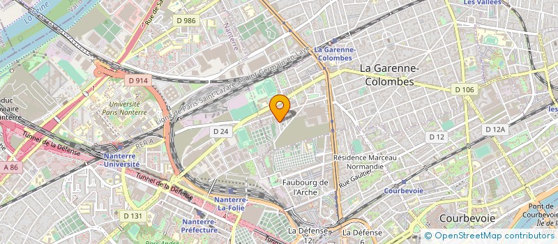 localisation de l'entreprise MONSIEUR GEORGES PELARD à LA GARENNE-COLOMBES