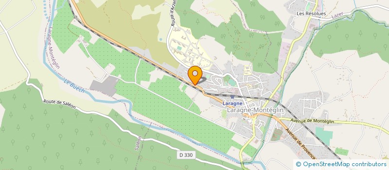 localisation de l'entreprise MONSIEUR GEORGES PELLEGRINO à LARAGNE-MONTEGLIN