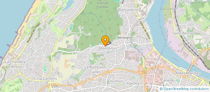 localisation de l'entreprise MONSIEUR GEORGES PELOT  ANGLET