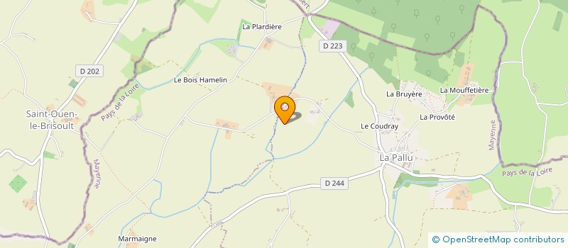 localisation de l'entreprise MONSIEUR GEORGES PELTIER à LA PALLU