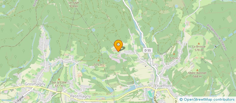 localisation de l'entreprise MONSIEUR GEORGES PELTIER  ETUEFFONT