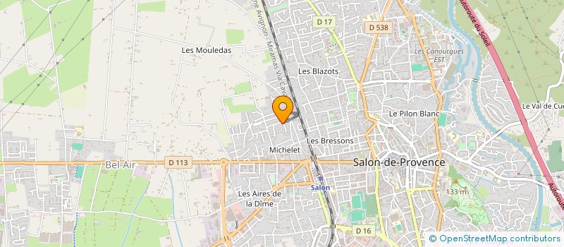 localisation de l'entreprise MONSIEUR GEORGES PENINE à SALON-DE-PROVENCE