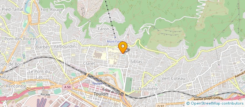 localisation de l'entreprise MONSIEUR GEORGES PENNANECH  TOULON