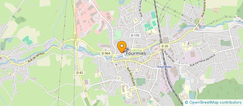 localisation de l'entreprise MONSIEUR GEORGES PEREIRA  FOURMIES