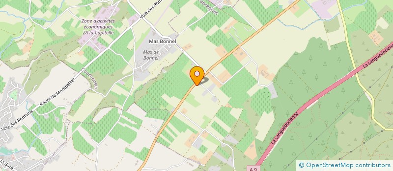 localisation de l'entreprise MONSIEUR GEORGES PERMINGEAT à FABREGUES