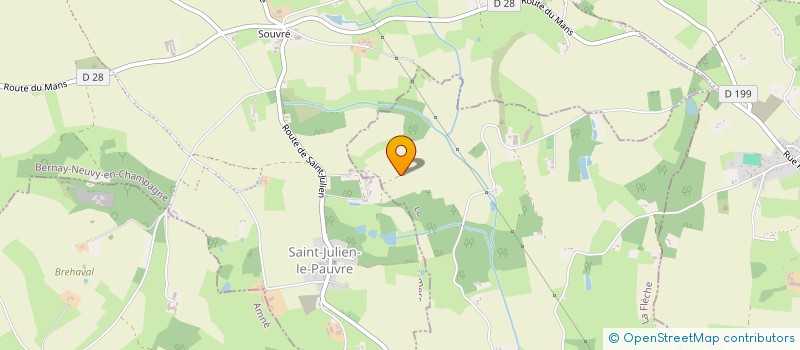 localisation de l'entreprise MONSIEUR GEORGES PERRE  COULANS SUR GEE