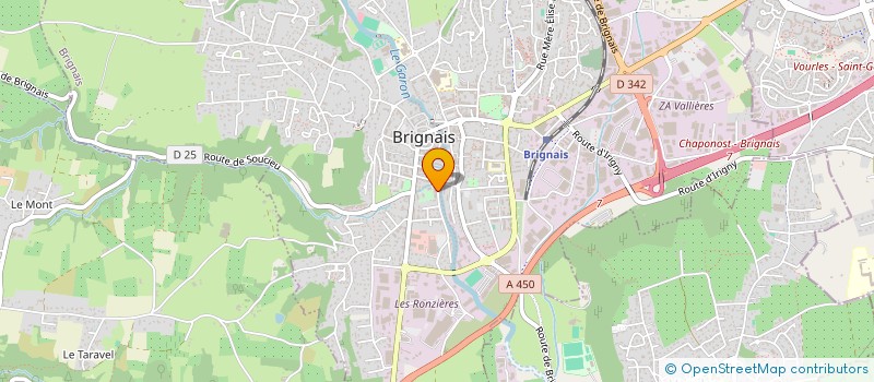 localisation de l'entreprise MONSIEUR GEORGES PERRIERE à BRIGNAIS