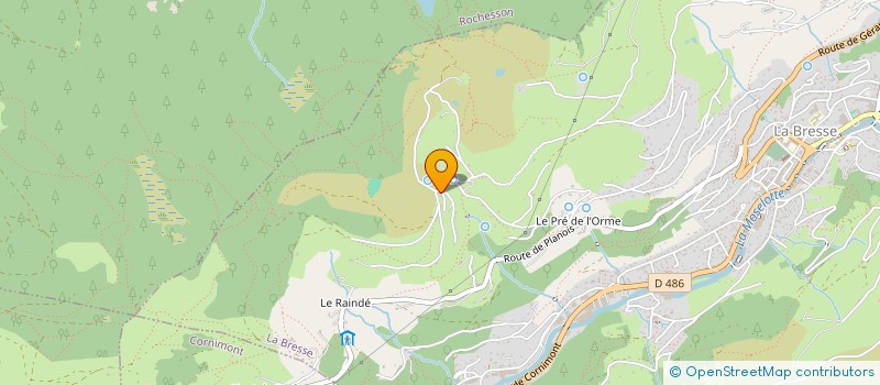localisation de l'entreprise MONSIEUR GEORGES PERRIN à LA BRESSE