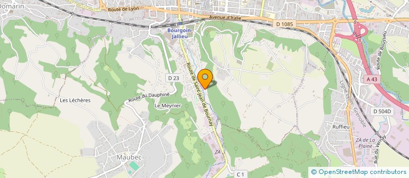 localisation de l'entreprise MONSIEUR GEORGES PERRUCHOT  MEYRIE