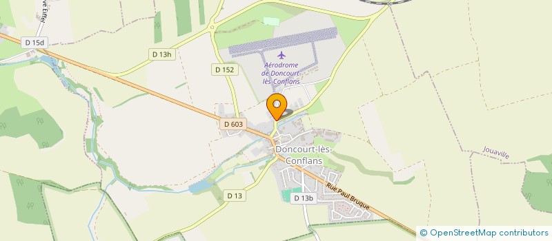 localisation de l'entreprise MONSIEUR GEORGES PETIT  DONCOURT-LES-CONFLANS