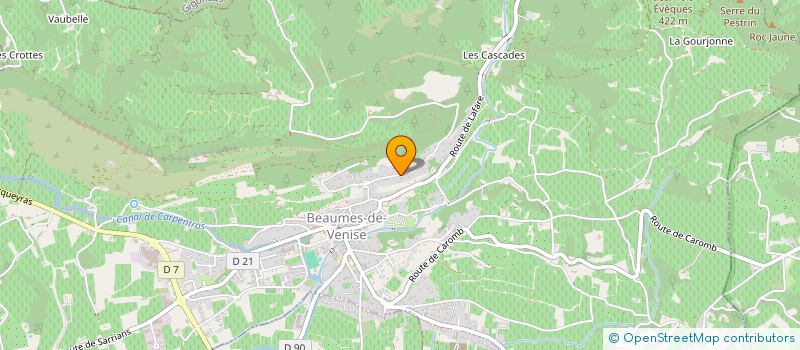 localisation de l'entreprise MONSIEUR GEORGES PEYRONNET  BEAUMES-DE-VENISE