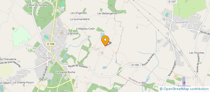 localisation de l'entreprise MONSIEUR GEORGES PIARD  FENEU