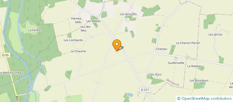 localisation de l'entreprise MONSIEUR GEORGES PICOTIN à MONTBOUY