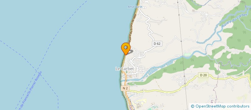 localisation de l'entreprise MONSIEUR GEORGES PIERRE-LEANDRE  LE CARBET