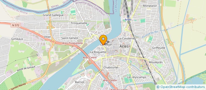 localisation de l'entreprise MONSIEUR GEORGES PIGEONNEAU  ARLES