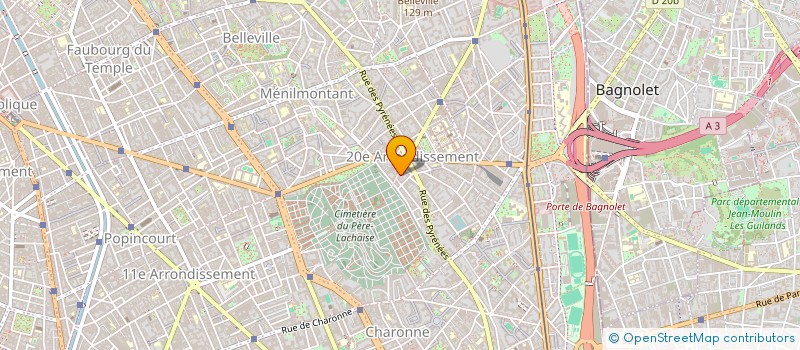 localisation de l'entreprise MONSIEUR GEORGES PILLEGAND  PARIS