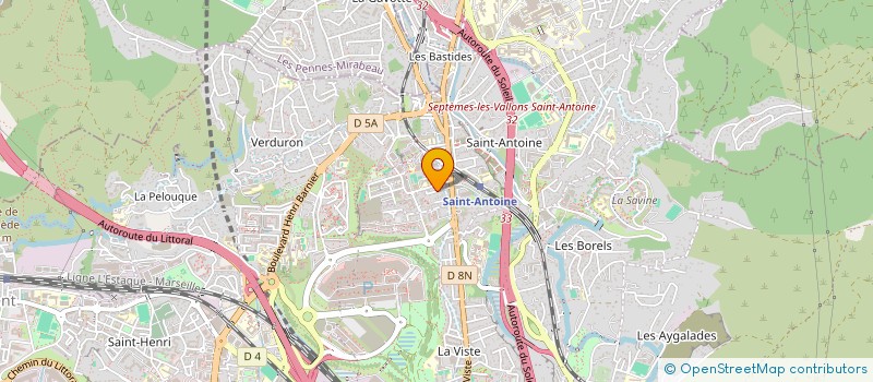 localisation de l'entreprise MONSIEUR GEORGES PINATEL  MARSEILLE