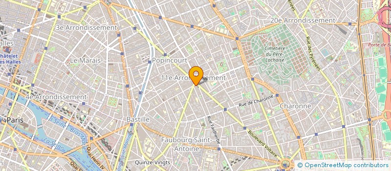 localisation de l'entreprise MONSIEUR GEORGES PINET  PARIS